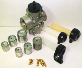 Amal carburettor parts and twist grips